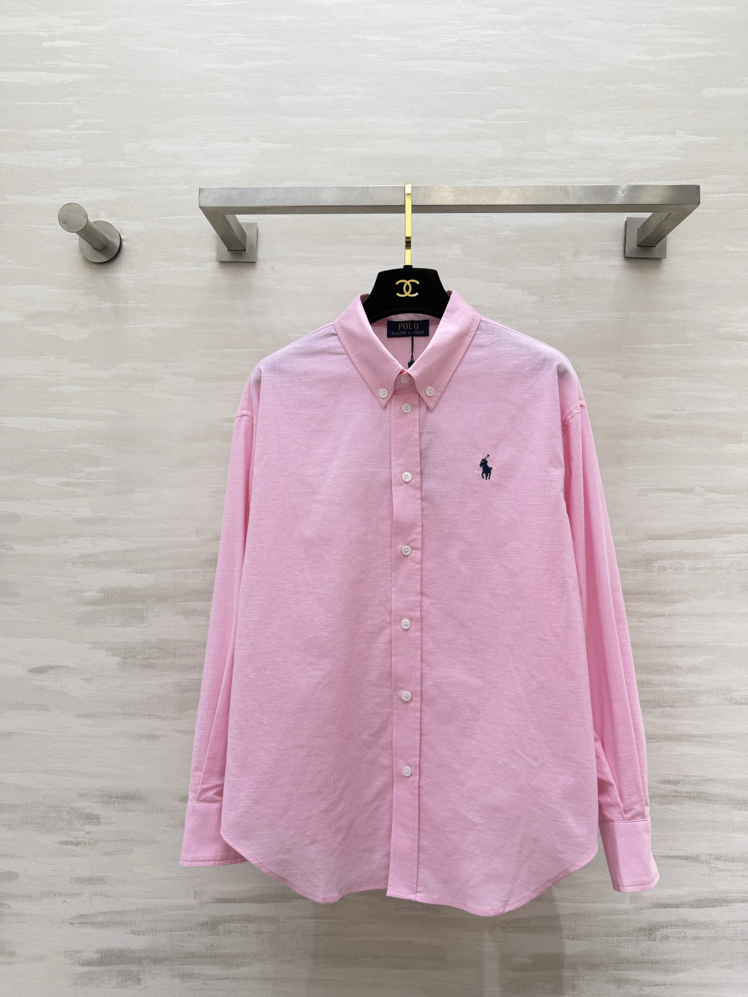 #POLO²⁶新款 战马刺绣🪡棉麻衬衫 衣橱万能刚需款 经典永不过时✨三个温柔显白配色：干净白｜元气粉｜