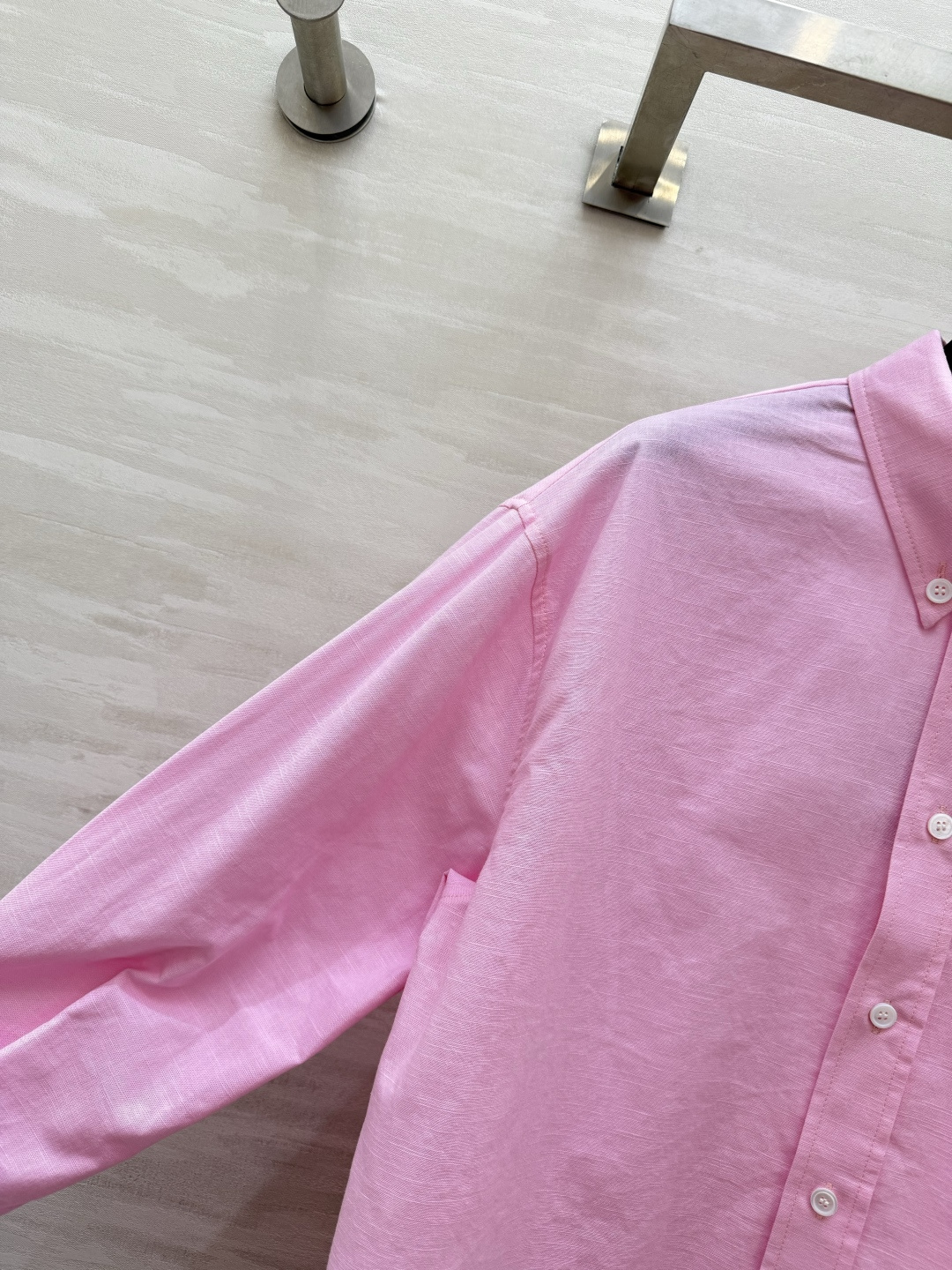 #POLO²⁶新款 战马刺绣🪡棉麻衬衫 衣橱万能刚需款 经典永不过时✨三个温柔显白配色：干净白｜元气粉｜