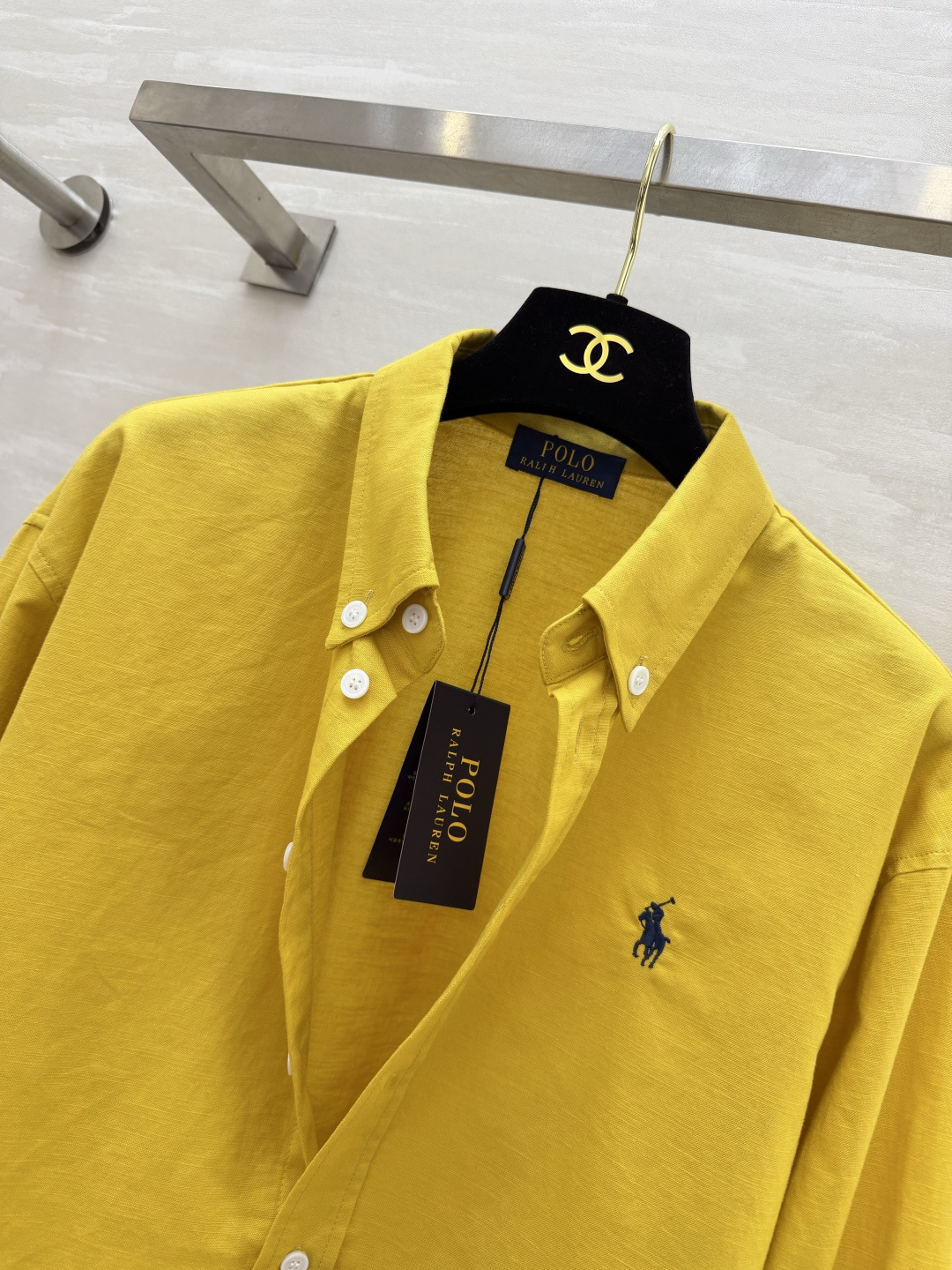 #POLO²⁶新款 战马刺绣🪡棉麻衬衫 衣橱万能刚需款 经典永不过时✨三个温柔显白配色：干净白｜元气粉｜