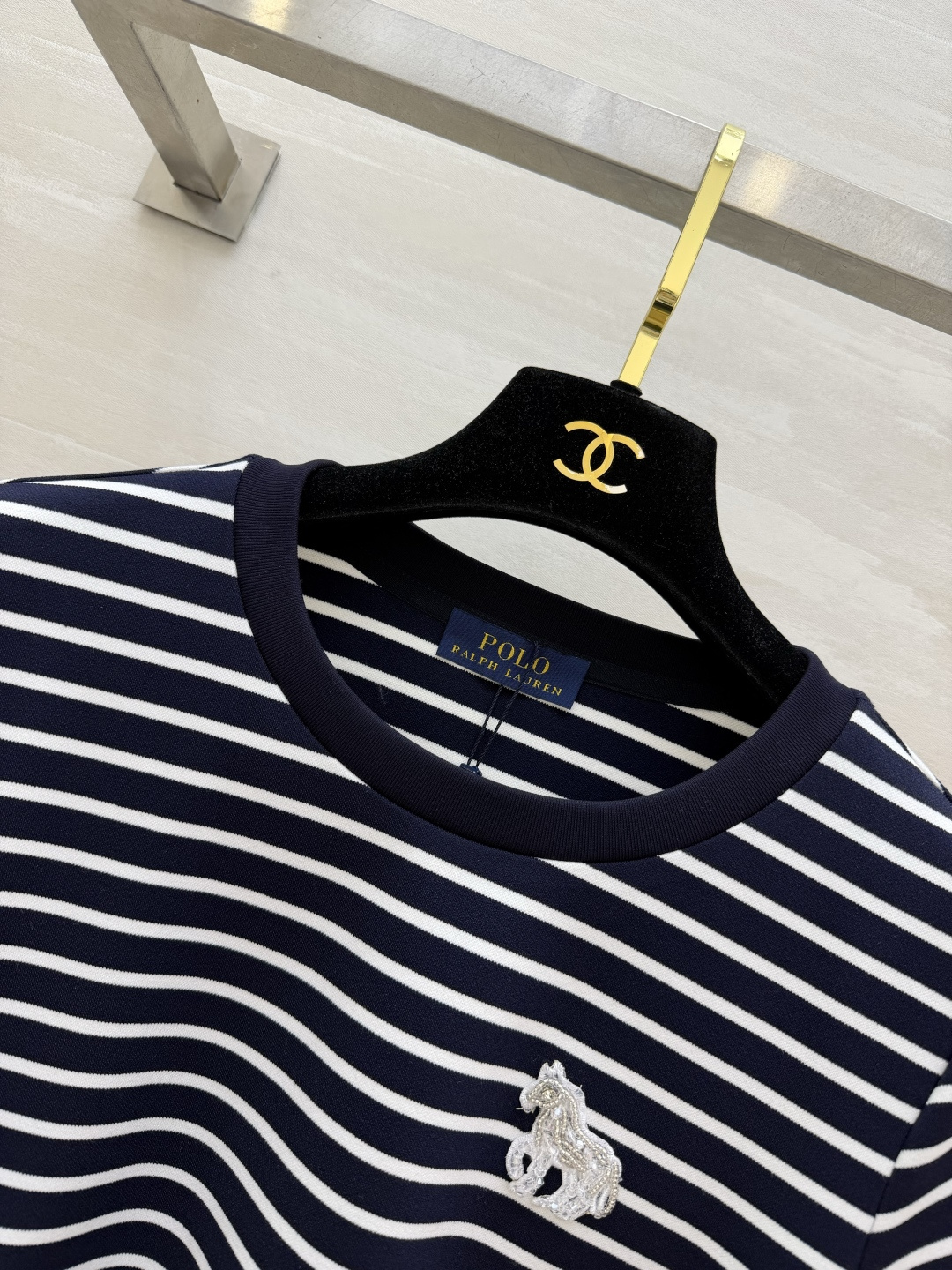POLO²⁶经典抽绳收腰连衣裙 四色齐发｜白条纹/藏青条纹/麻灰/藏青✨ 柔软亲肤面料 上身透气不闷汗 