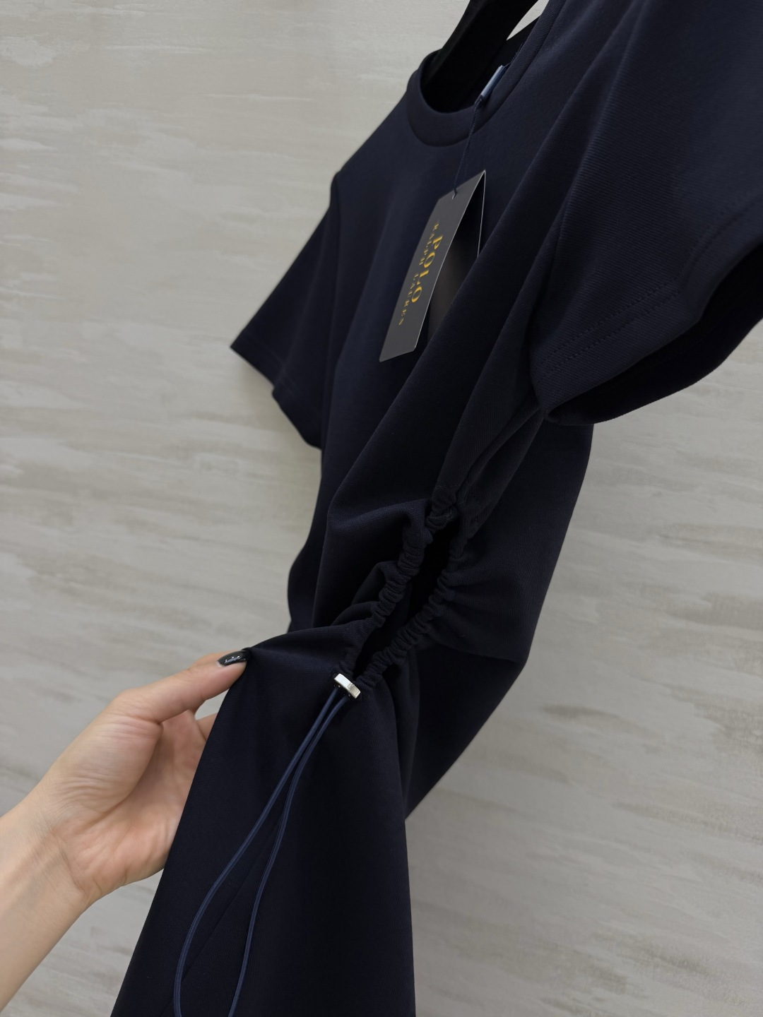 POLO²⁶经典抽绳收腰连衣裙 四色齐发｜白条纹/藏青条纹/麻灰/藏青✨ 柔软亲肤面料 上身透气不闷汗 