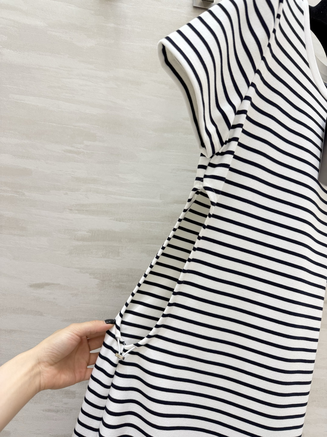 POLO²⁶经典抽绳收腰连衣裙 四色齐发｜白条纹/藏青条纹/麻灰/藏青✨ 柔软亲肤面料 上身透气不闷汗 