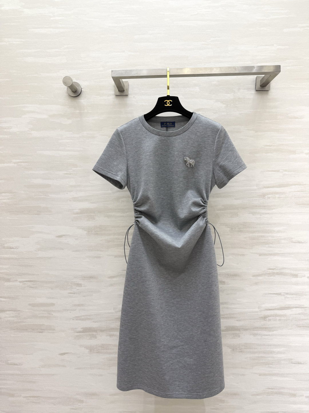 POLO²⁶经典抽绳收腰连衣裙 四色齐发｜白条纹/藏青条纹/麻灰/藏青✨ 柔软亲肤面料 上身透气不闷汗 