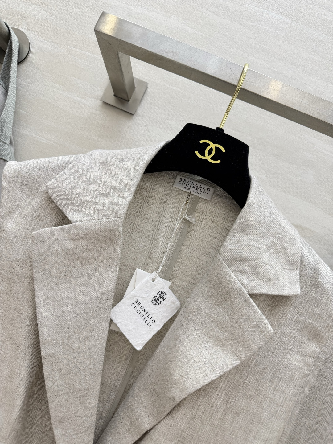 Brunello Cucinell♡²⁶亚麻马甲阔腿裤套装「贵气懒人风」的松弛感✨天然亚麻材质 自带呼吸