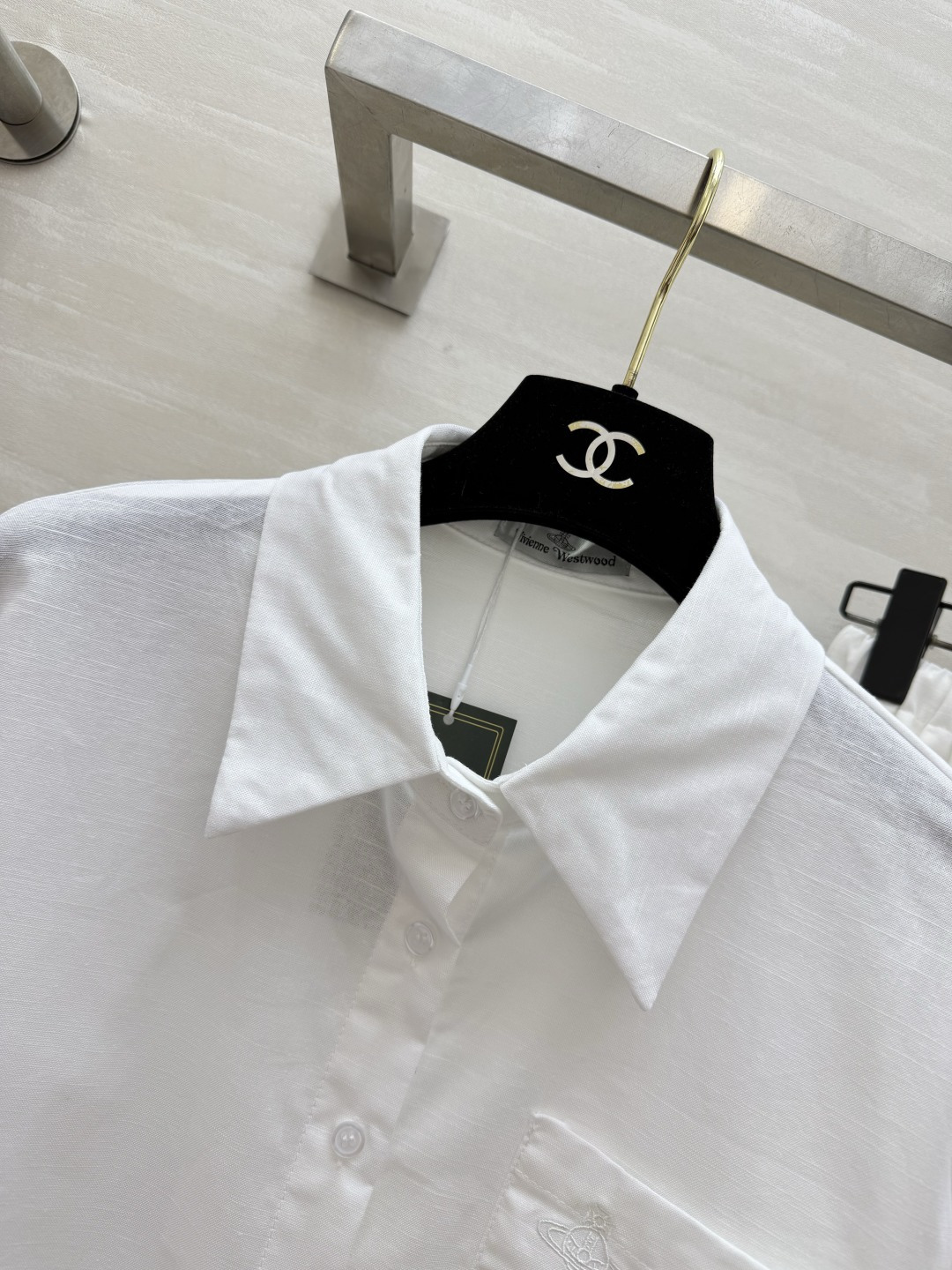Vivienne Westwood/西太后 夏日白月光套装 上线✨oversize白衬衫+抽绳短裤 一整