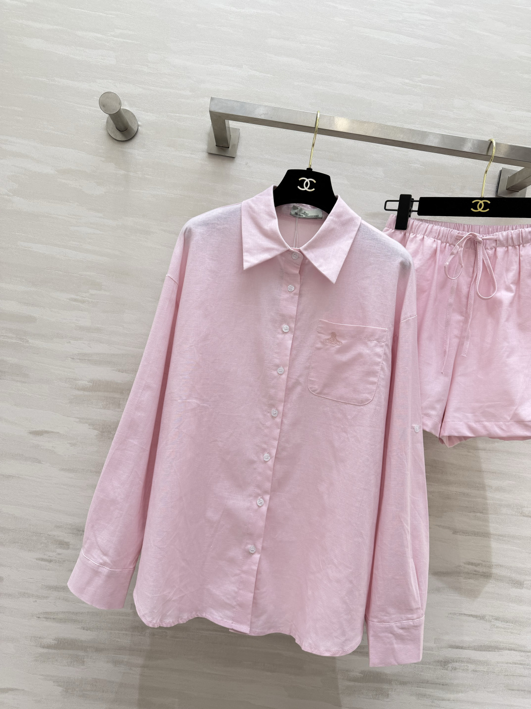 Vivienne Westwood/西太后 夏日白月光套装 上线✨oversize白衬衫+抽绳短裤 一整