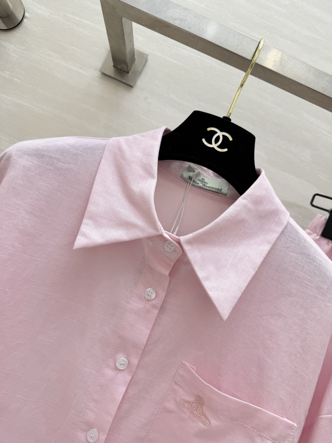 Vivienne Westwood/西太后 夏日白月光套装 上线✨oversize白衬衫+抽绳短裤 一整