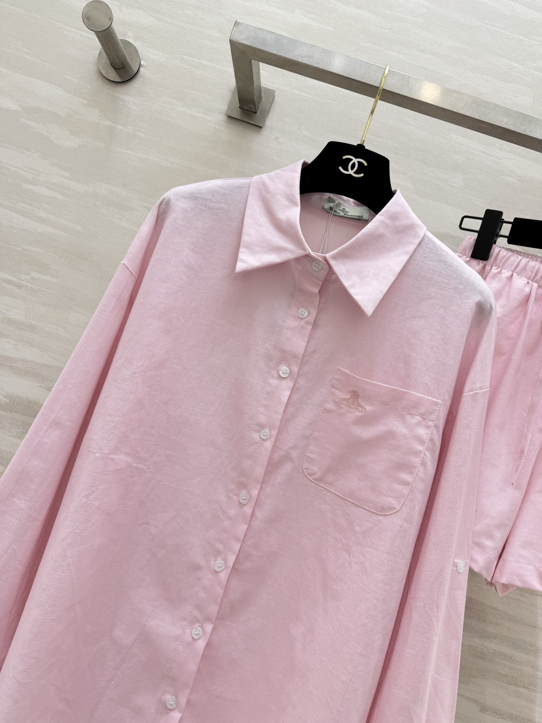 Vivienne Westwood/西太后 夏日白月光套装 上线✨oversize白衬衫+抽绳短裤 一整