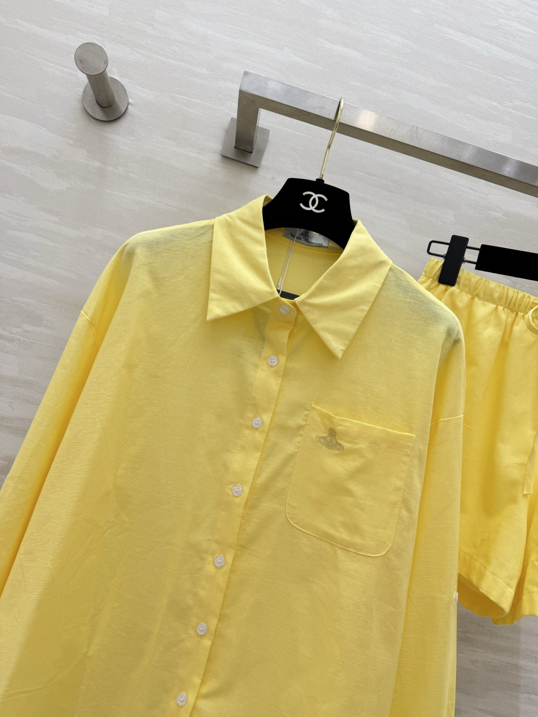 Vivienne Westwood/西太后 夏日白月光套装 上线✨oversize白衬衫+抽绳短裤 一整