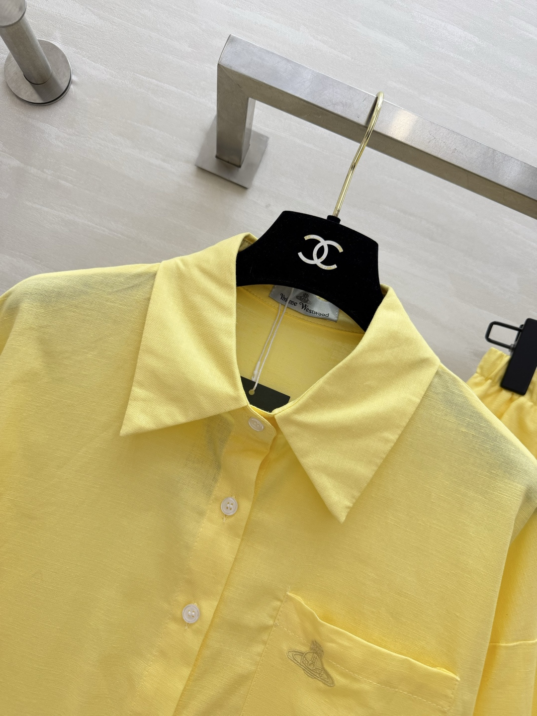 Vivienne Westwood/西太后 夏日白月光套装 上线✨oversize白衬衫+抽绳短裤 一整