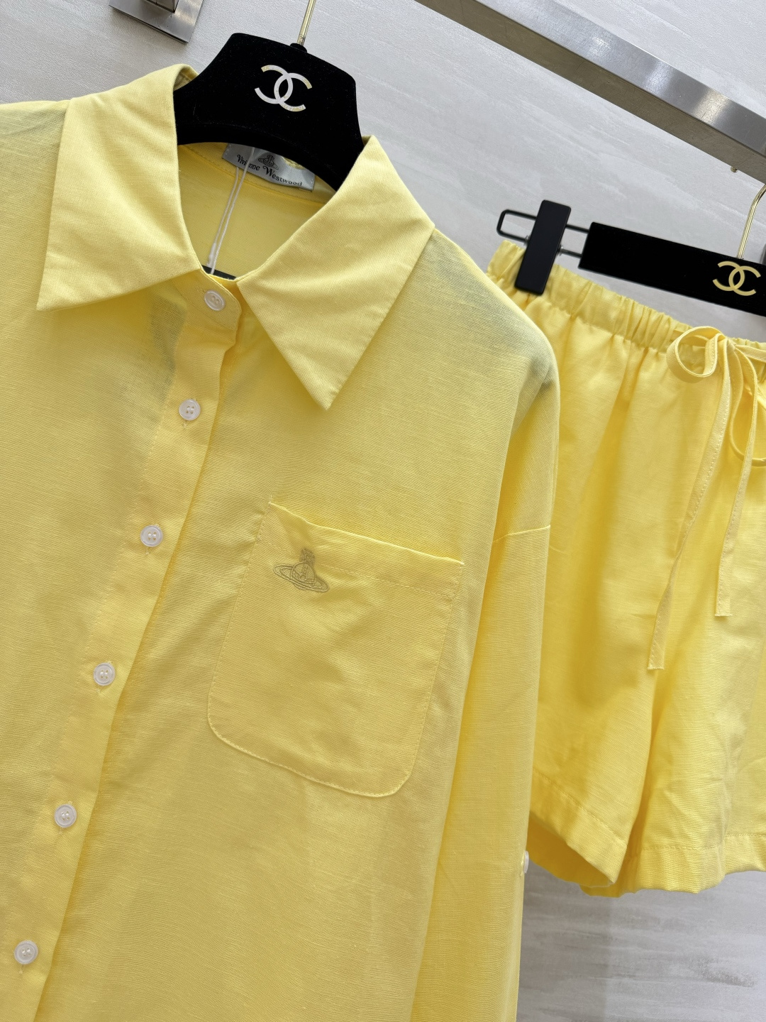 Vivienne Westwood/西太后 夏日白月光套装 上线✨oversize白衬衫+抽绳短裤 一整
