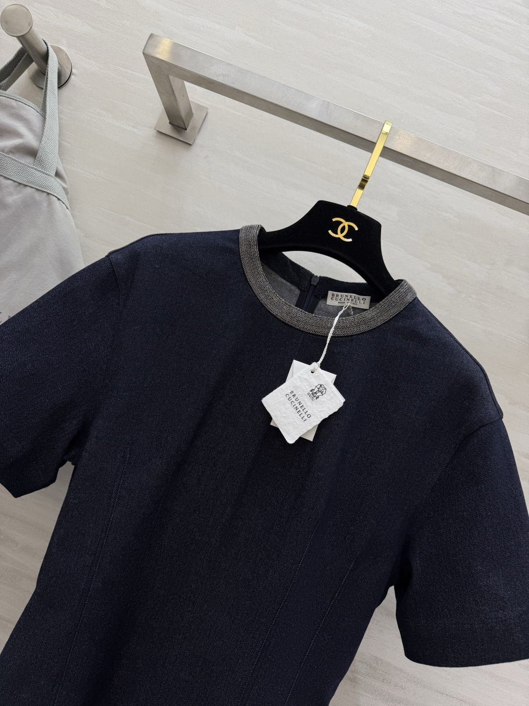 ✨ Brunello Cucinell♡²⁶重工牛仔收腰连衣裙 低调的高阶松弛感 日常穿出毫不费力的贵气