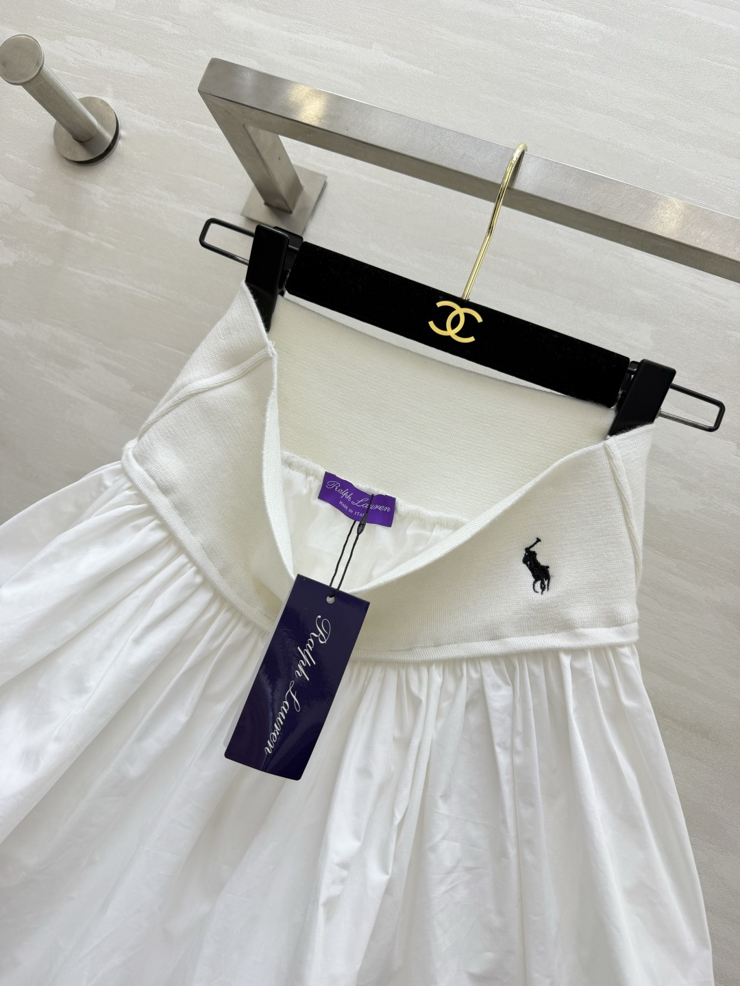 Ralph｜小钱风🌬️永远不会过时的小马刺绣百褶短裙 黑白双色经典配色 宽边高腰腰头 舒服藏肉还能拉高腰