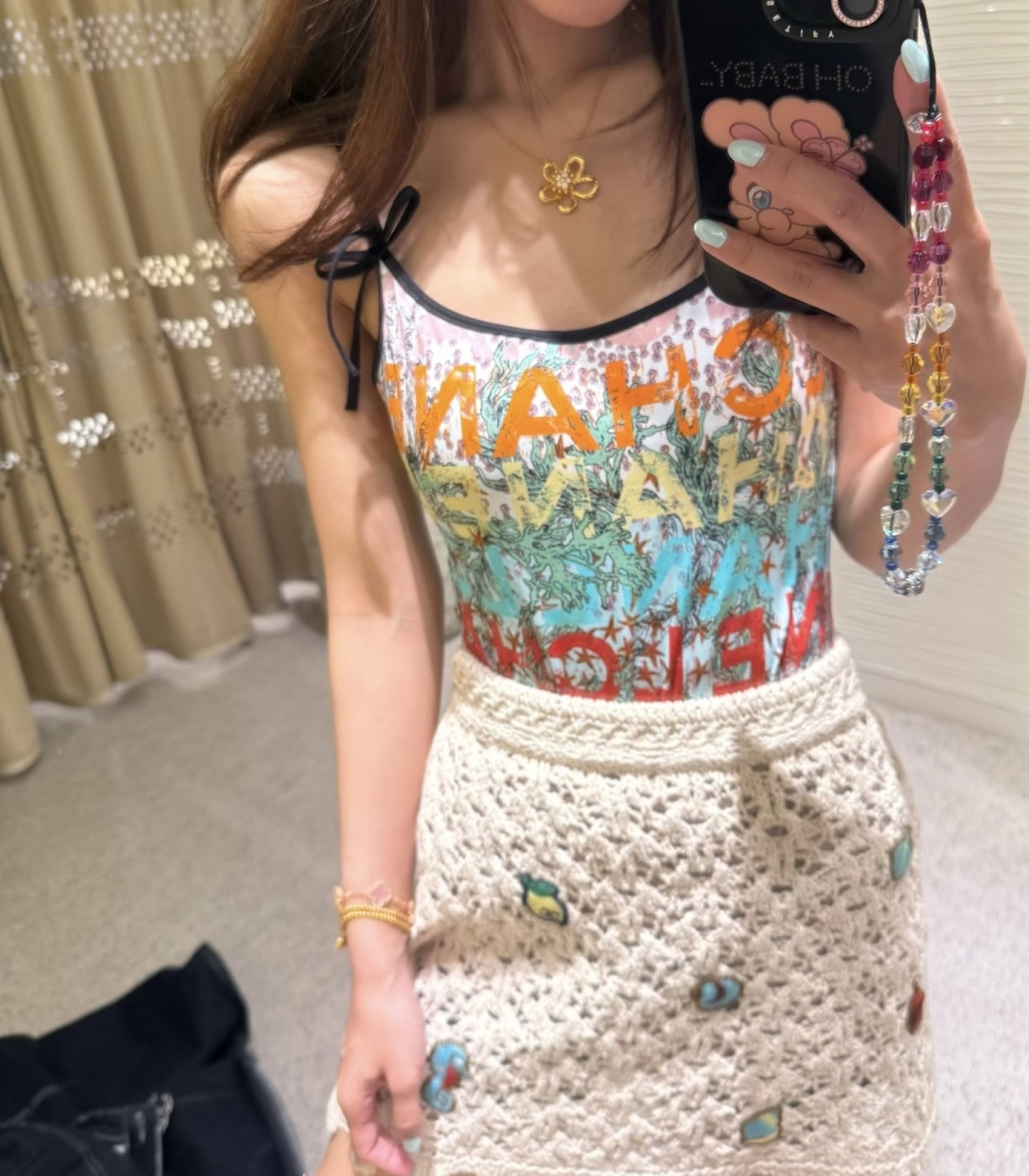 Chane♡²⁶Coco beach｜夏日沙滩度假🏖️蝴蝶结泳衣 高品质定制 现货首发size：36/3