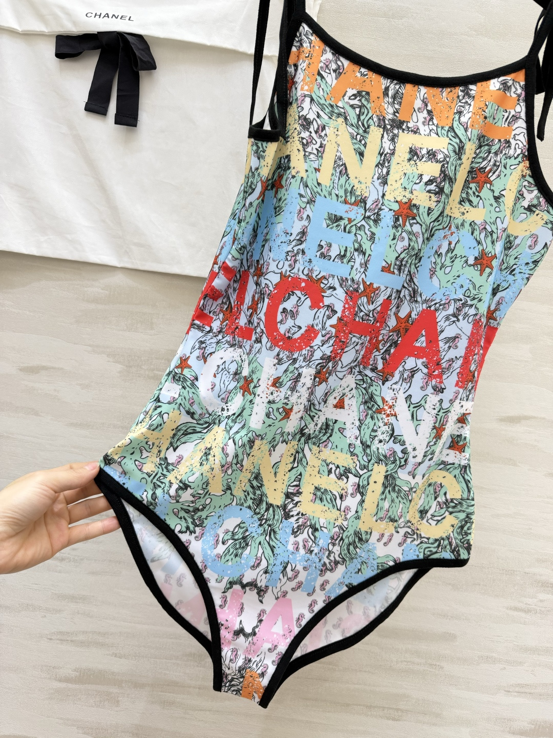 Chane♡²⁶Coco beach｜夏日沙滩度假🏖️蝴蝶结泳衣 高品质定制 现货首发size：36/3