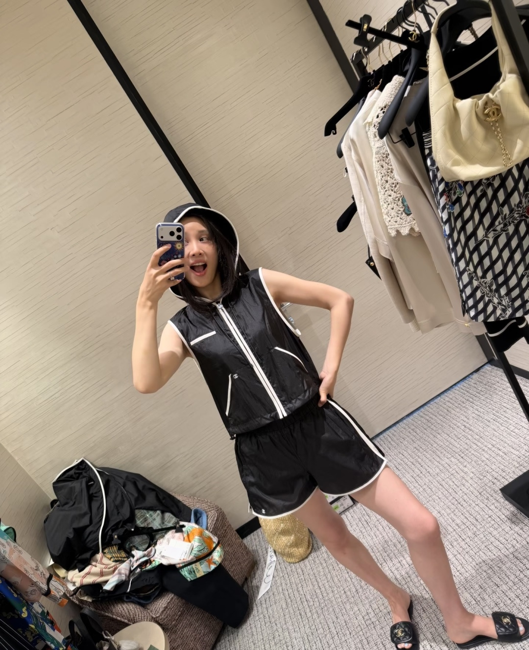 NO:827253,CHANEL summer limited edition｜The eternal god of black and white, Chanel-clothing,chanel,chanel,19860909CHANEL 夏日限定｜黑白永远的神,香奈儿-服装,chanel,chanel,,Women's clothing