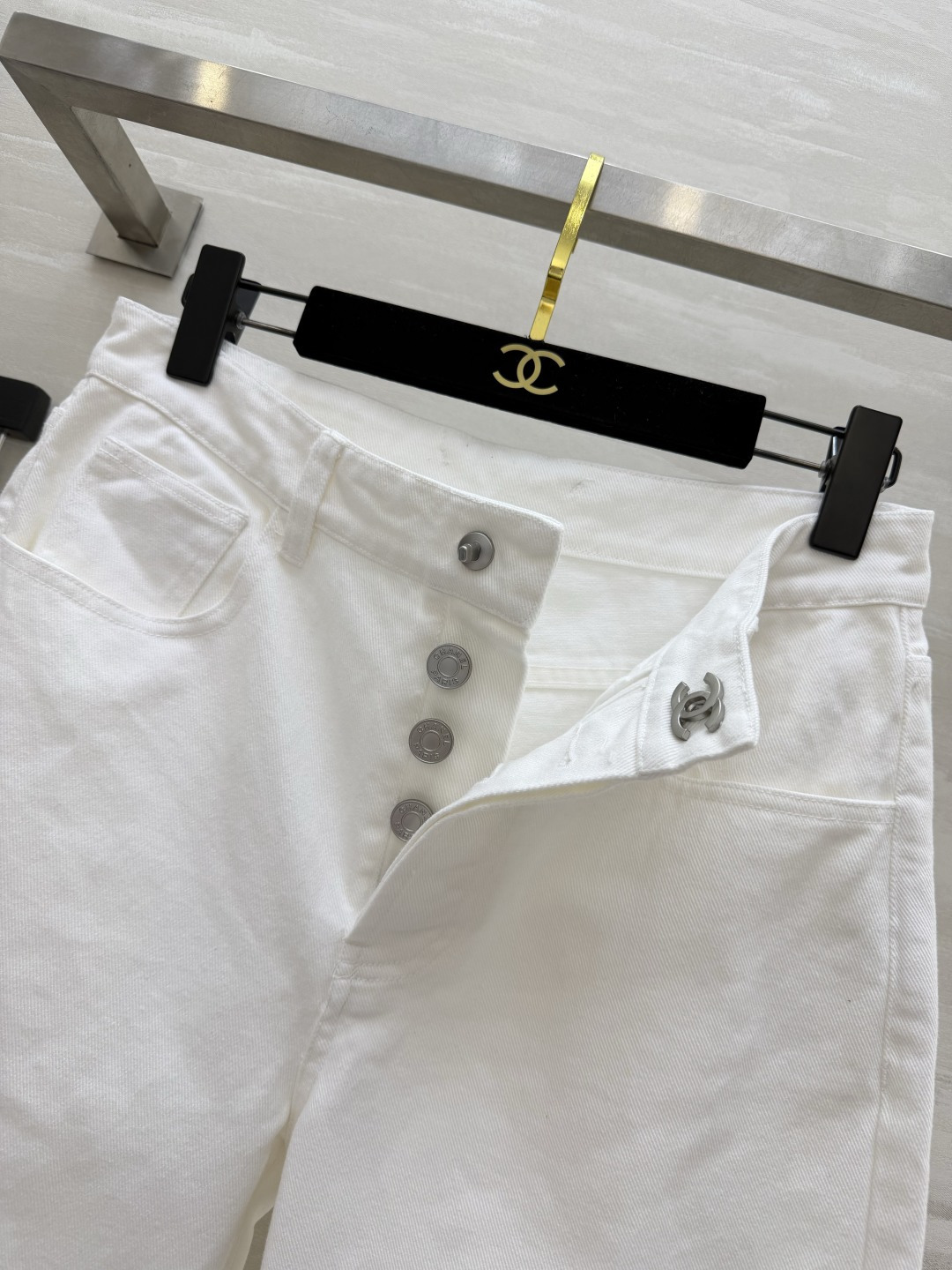 #Chane♡²⁶P 书包扣牛仔裤 原版开发 金珍妮同款  高版本出货size：36/38/40（）