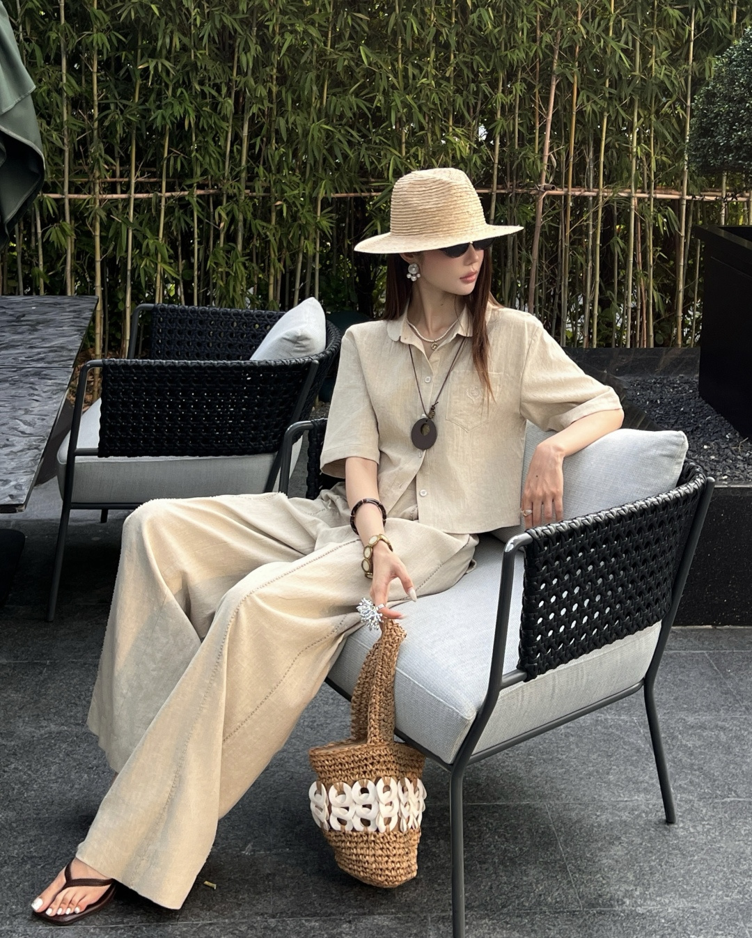 NO:857618,The linen fabric has its own breathability, making it super comfortable to wear in summer!  ,women's clothing,19860909亚麻面料自带呼吸感,夏天穿超舒服！,女装,,Women's clothing