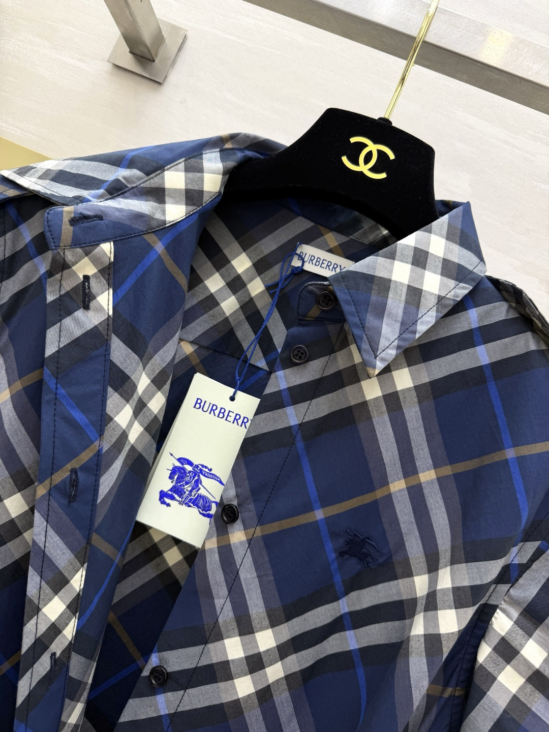 #Burberr♡²⁶英伦风格纹短袖连衣裙 高版本出货 现货首发size：S/M/L/XL/XXL（M码