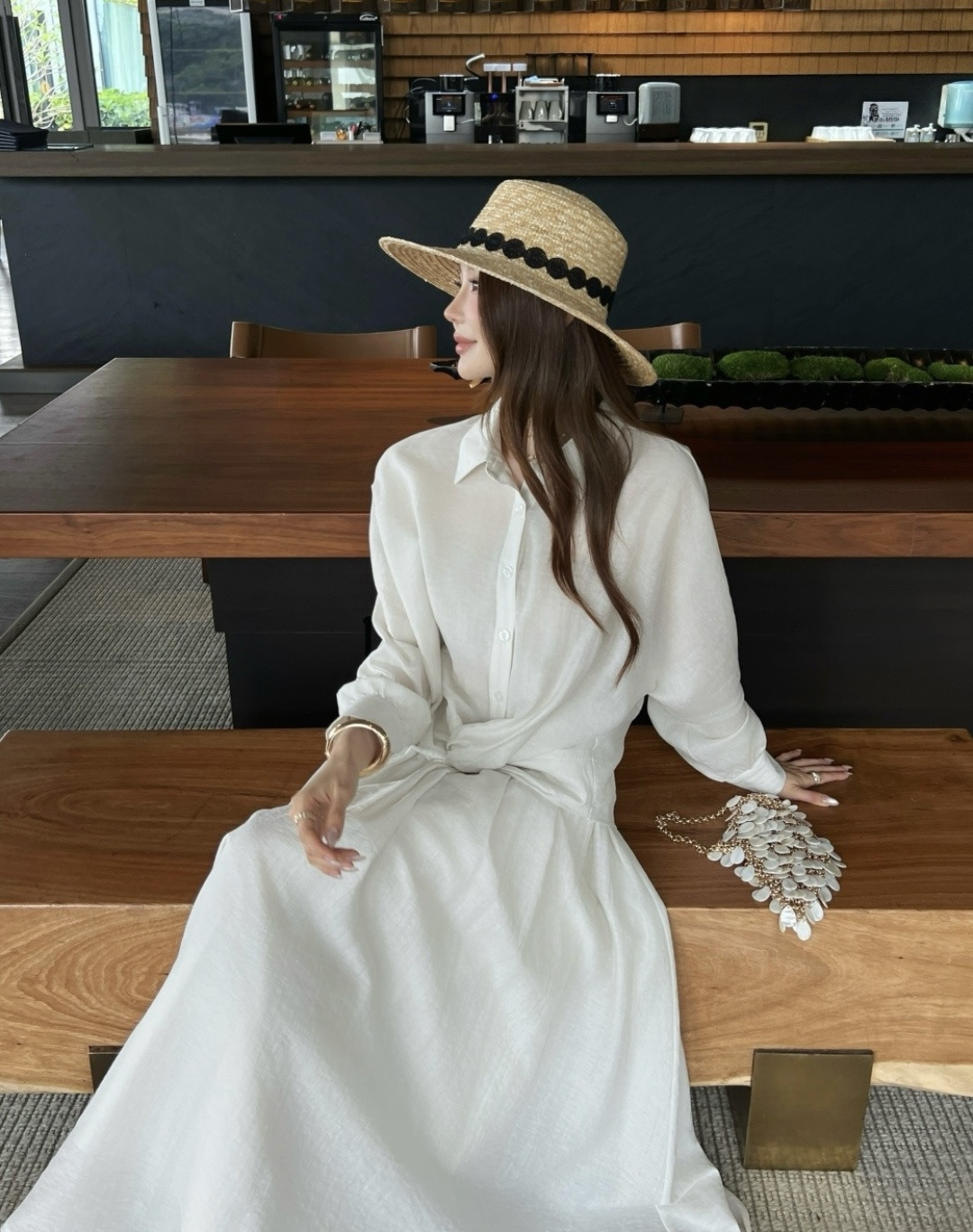 NO:859589,Twist waist + wide skirt, slim and elegant, women's clothing, skirts,19860909扭结收腰+大摆半裙,显瘦又飘逸,女装,skirts,,Women's clothing