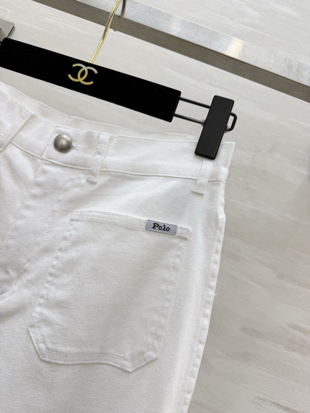 🤍Polo²⁶经典微喇牛仔裤｜女生万年百搭神裤 高腰版型 方形贴袋设计 复古腔调拉满 小标识口袋细节 做