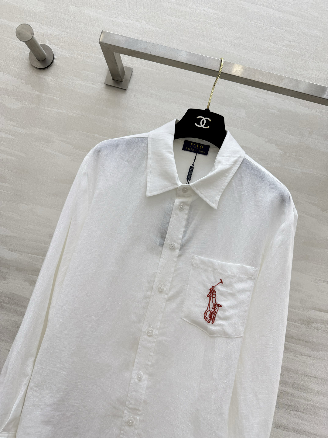 🤍POLO²⁶战马刺绣亚麻长袖衬衫｜春夏百搭刚需单品 天然全麻面料 轻薄透气自带肌理感 防晒又不闷汗 口