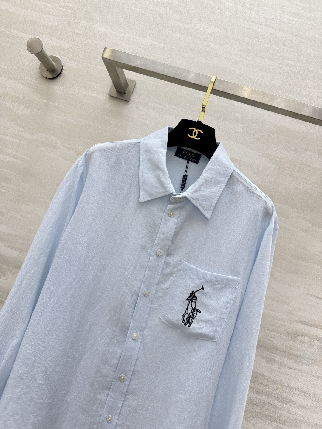 🤍POLO²⁶战马刺绣亚麻长袖衬衫｜春夏百搭刚需单品 天然全麻面料 轻薄透气自带肌理感 防晒又不闷汗 口