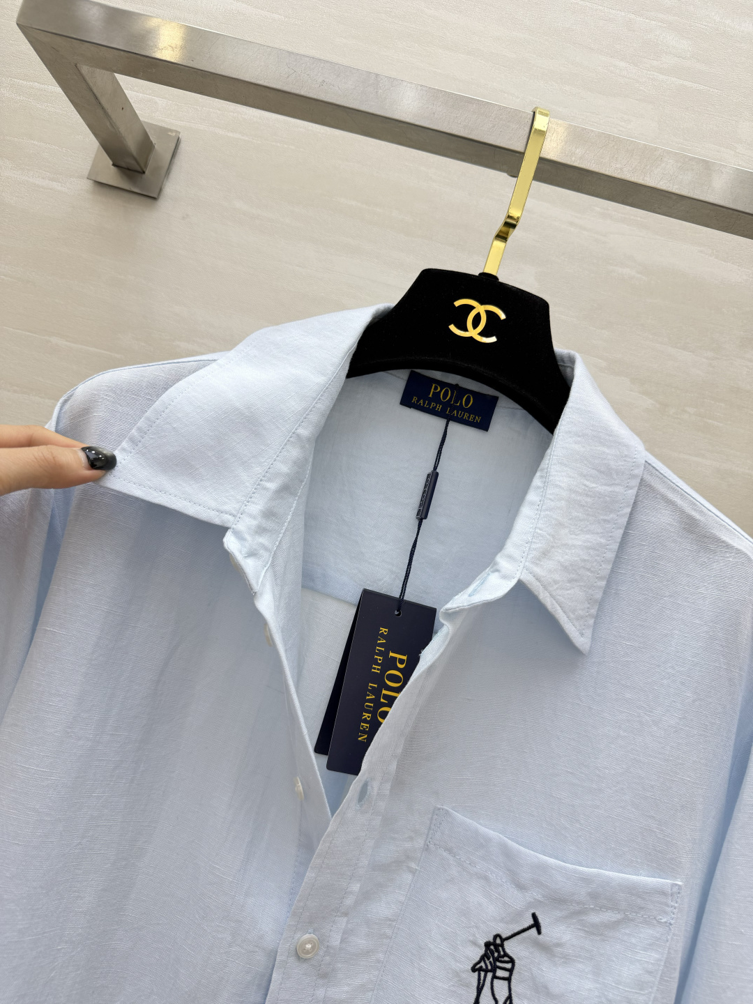 🤍POLO²⁶战马刺绣亚麻长袖衬衫｜春夏百搭刚需单品 天然全麻面料 轻薄透气自带肌理感 防晒又不闷汗 口