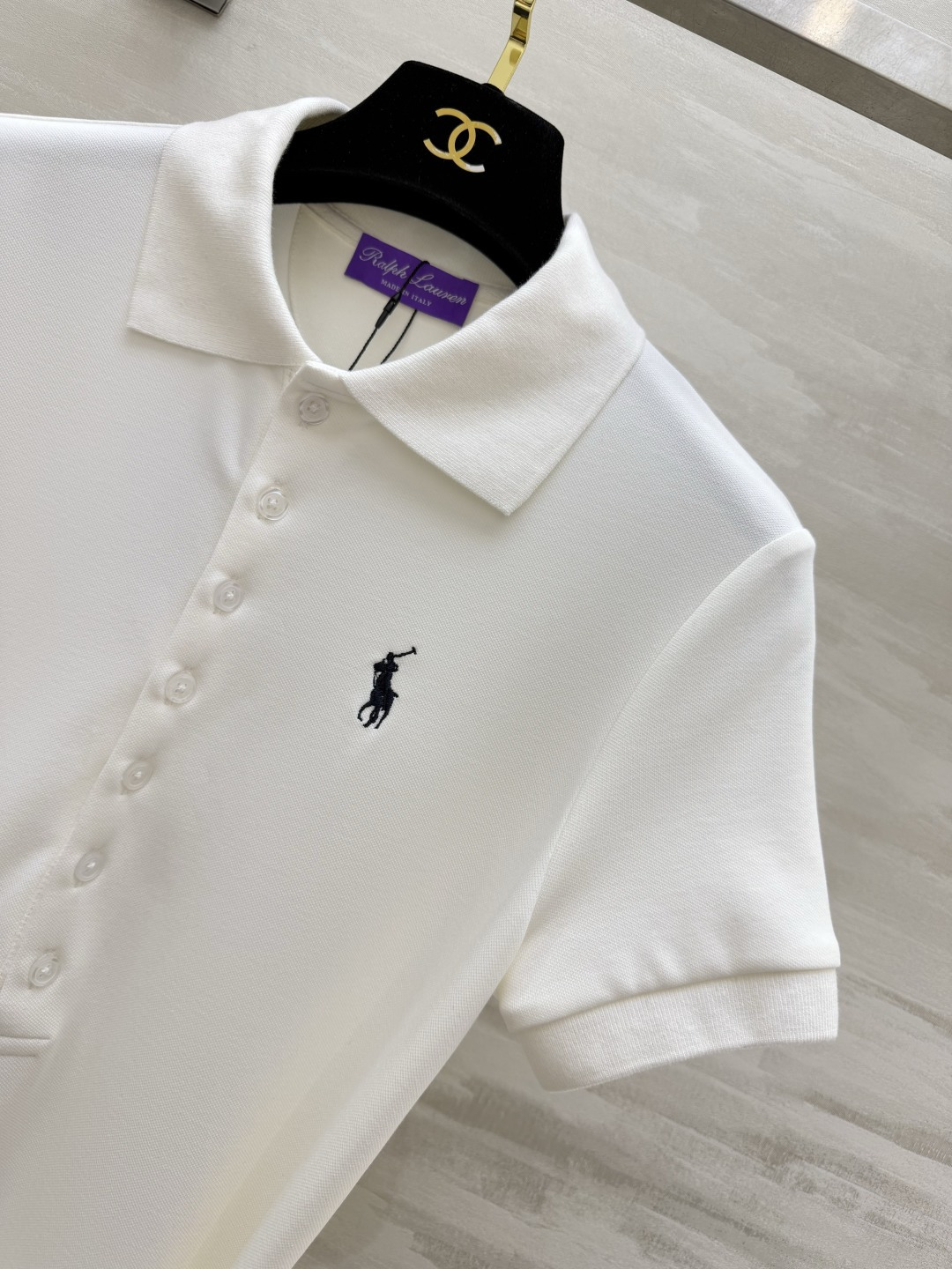 🤍RalP🌹h Lauren²⁶绑带Polo连衣裙｜经典翻领Polo领 半开排扣 胸口小马刺绣精致高级 