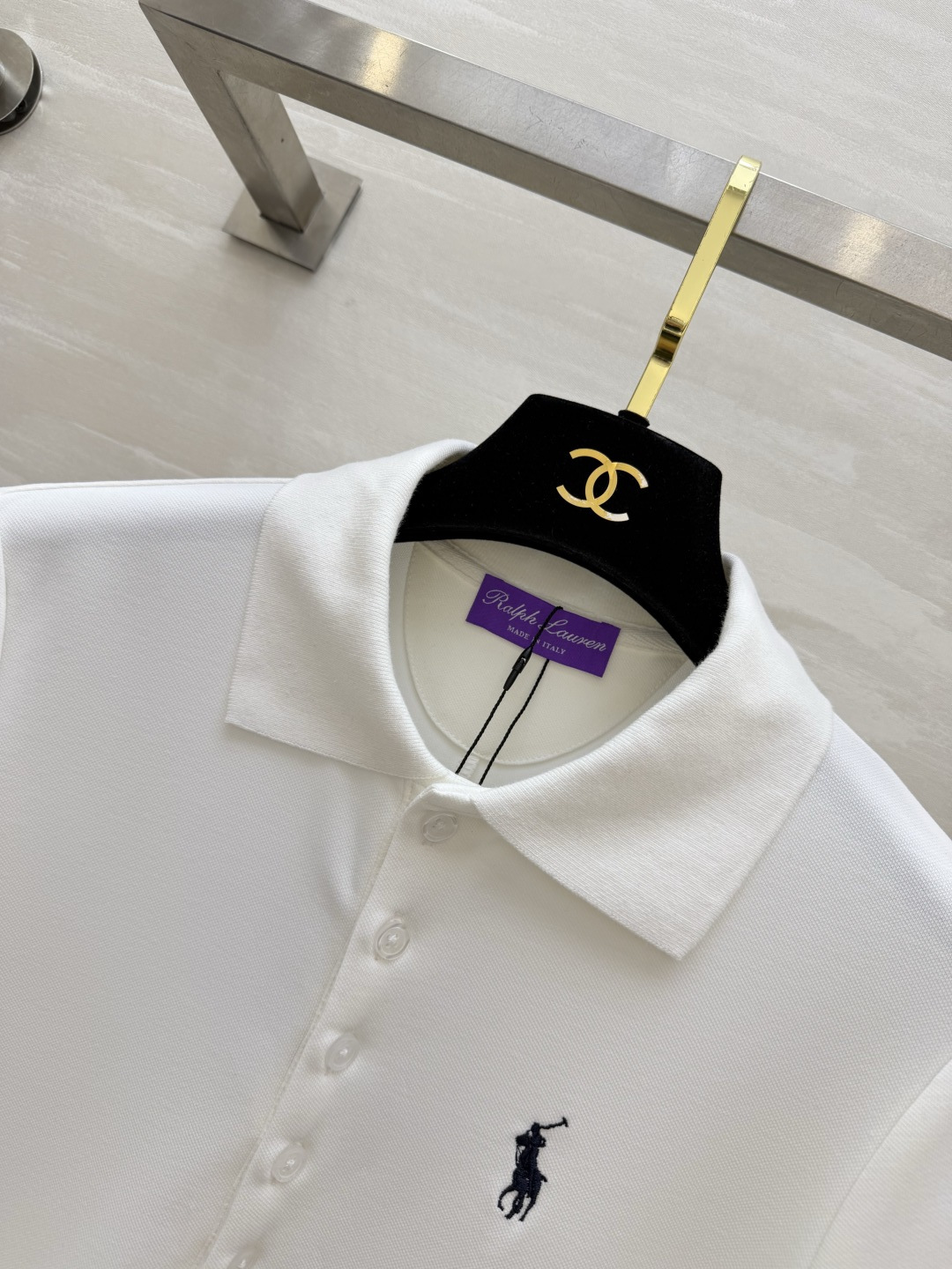 🤍RalP🌹h Lauren²⁶绑带Polo连衣裙｜经典翻领Polo领 半开排扣 胸口小马刺绣精致高级 