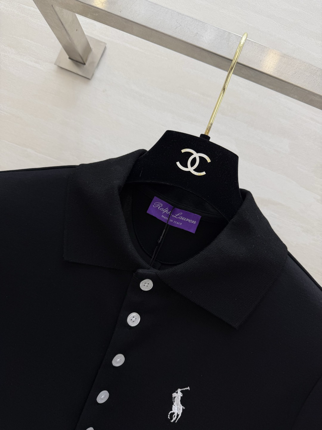 🤍RalP🌹h Lauren²⁶绑带Polo连衣裙｜经典翻领Polo领 半开排扣 胸口小马刺绣精致高级 