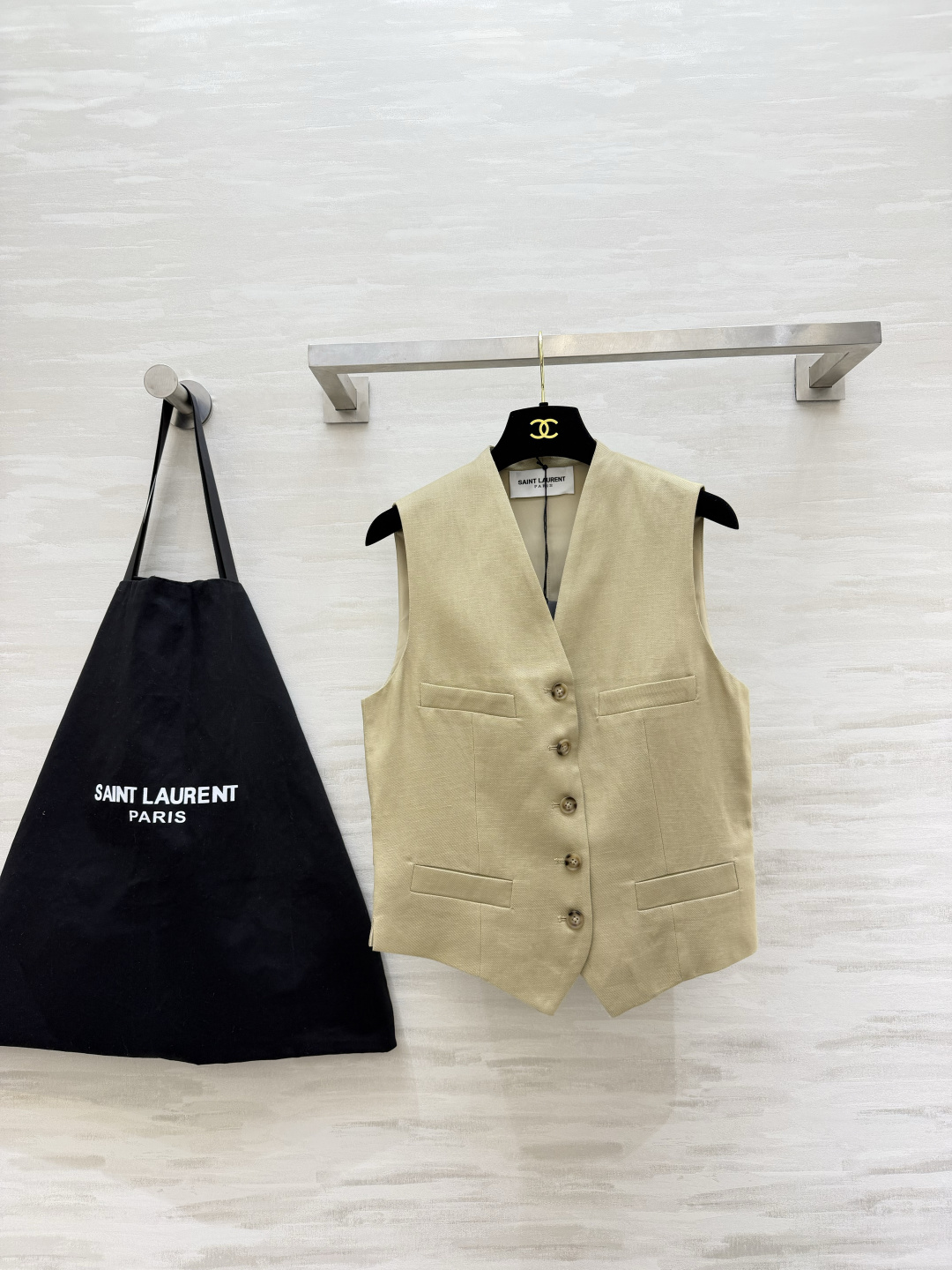 ysl²⁶亚麻马甲+阔腿裤套装 自带松弛感的一套 利落剪裁 天然亚麻质感 不挑身材不挑搭配 高品质定制 