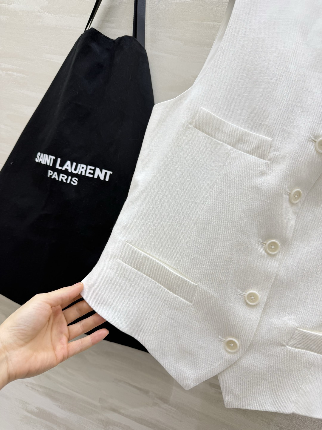 ysl²⁶亚麻马甲+阔腿裤套装 自带松弛感的一套 利落剪裁 天然亚麻质感 不挑身材不挑搭配 高品质定制 