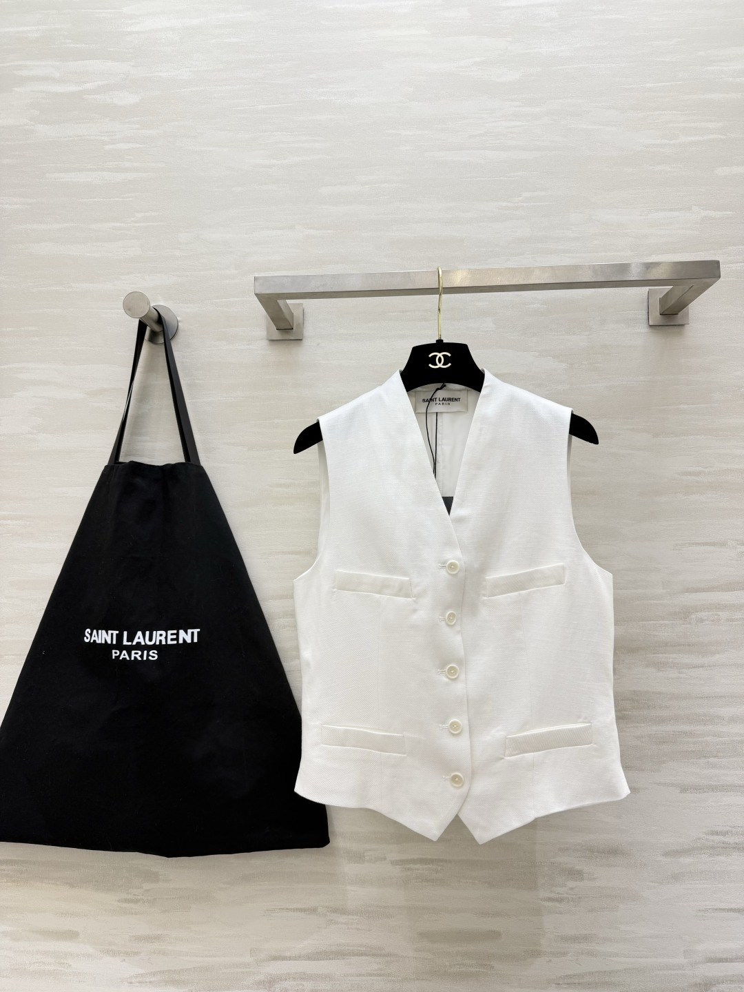 ysl²⁶亚麻马甲+阔腿裤套装 自带松弛感的一套 利落剪裁 天然亚麻质感 不挑身材不挑搭配 高品质定制 