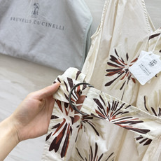 Brunello Cucinell♡²⁶印花背心长裙 简约V领无袖版型 弱化手臂赘肉 露出优美锁骨 艺术 Brunello Cucinell♡²⁶印花背心长裙 简约V领无袖版型 弱化手臂赘肉 露出优美锁骨 艺术