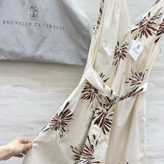 Brunello Cucinell♡²⁶印花背心长裙 简约V领无袖版型 弱化手臂赘肉 露出优美锁骨 艺术 Brunello Cucinell♡²⁶印花背心长裙 简约V领无袖版型 弱化手臂赘肉 露出优美锁骨 艺术