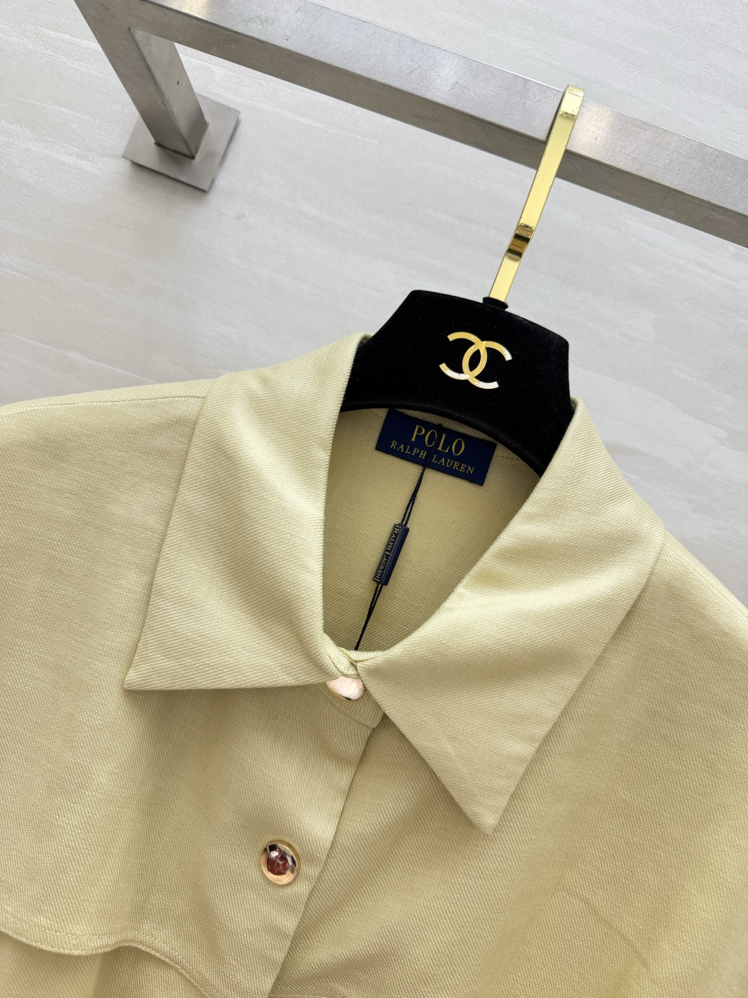 Polo²⁶奶杏无袖收腰衬衣裙 翻领金属扣｜自带黑金腰带 A字宽松版型 藏肉显瘦 透气垂感面料 夏日不闷