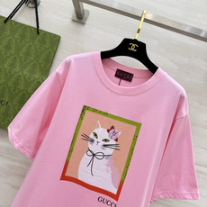 🐱 GUCC♡²⁶猫咪系列T恤 | 三色齐发谁能拒绝优雅又可爱的猫咪印花啊!自带法式复古氛围,白/粉/黑 🐱 GUCC♡²⁶猫咪系列T恤 | 三色齐发谁能拒绝优雅又可爱的猫咪印花啊!自带法式复古氛围,白/粉/黑