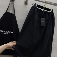 ysl²⁶夏季本命蕾丝半裙 上新✨三色温柔暴击|奶杏/柠檬黄/经典黑 松紧抽绳腰头 不挑身材包容所有身形 ysl²⁶夏季本命蕾丝半裙 上新✨三色温柔暴击|奶杏/柠檬黄/经典黑 松紧抽绳腰头 不挑身材包容所有身形