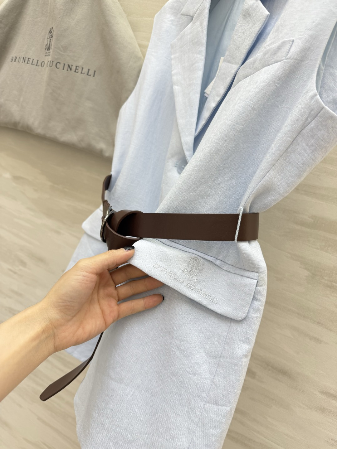 Brunello Cucinell♡²⁶雨露亚麻马甲｜意式高级松弛感 天然雨露麻面料 自带原生细腻肌理 