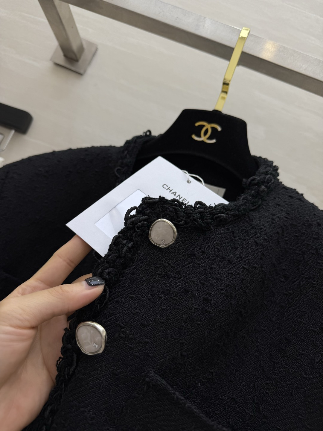 Chane♡²⁶S 经典四口袋设计软呢外套  100%桑蚕丝内衬 高品质定制 现货首发size：36/3