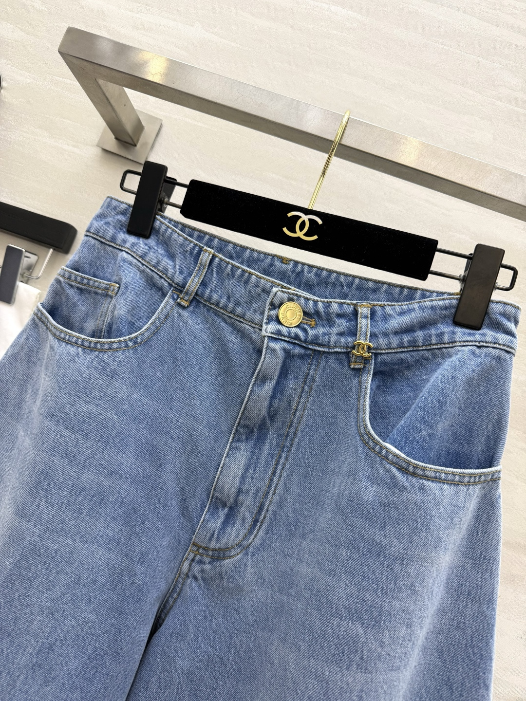 Chane♡²⁶A 珍妮同款牛仔阔腿裤 原版购入开发 高品质定制 现货首发size：36/38/40（）