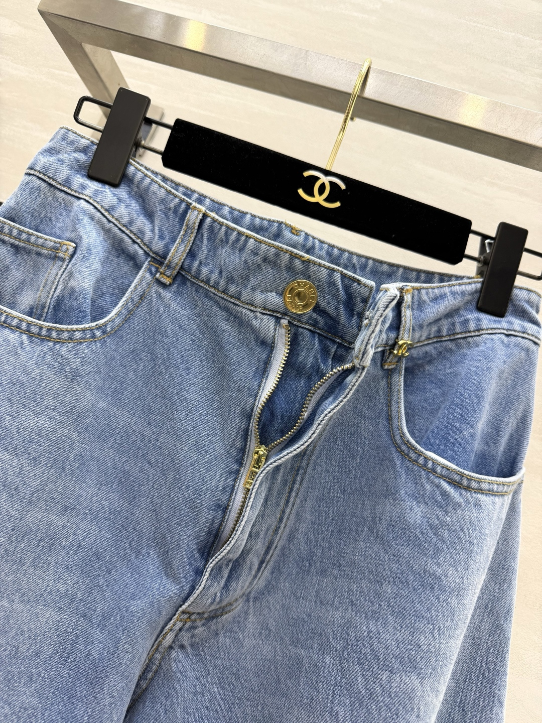 Chane♡²⁶A 珍妮同款牛仔阔腿裤 原版购入开发 高品质定制 现货首发size：36/38/40（）