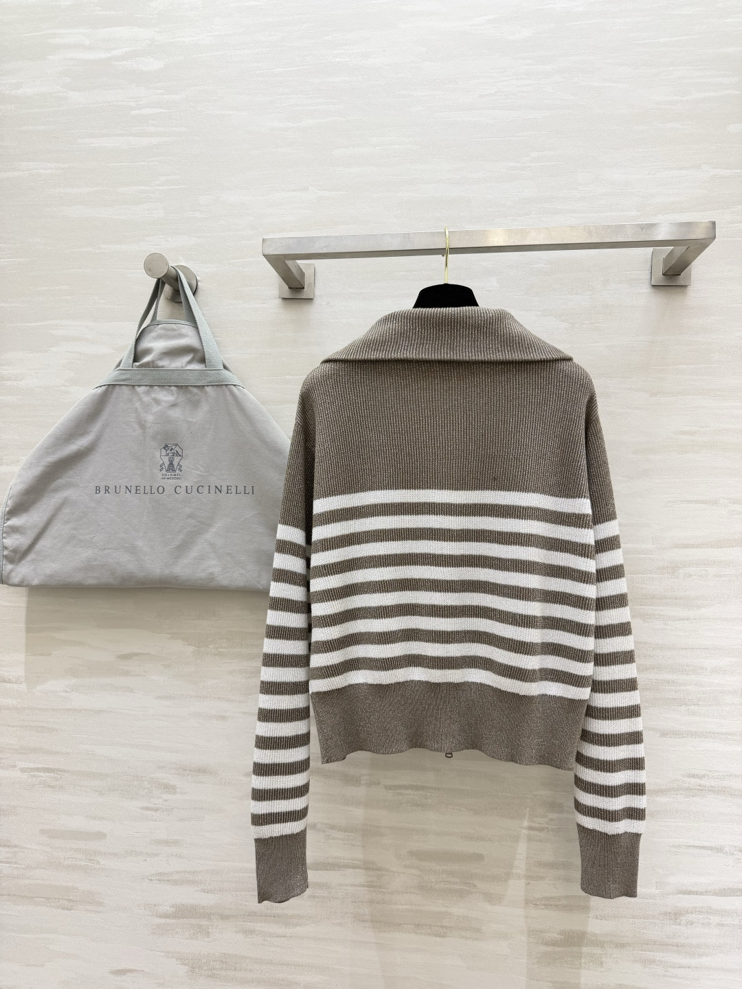 Brunello Cucinell♡²⁶串珠闪亮英式针织开衫 原版开发 高品质定制 现货首发size：S/M/L（）