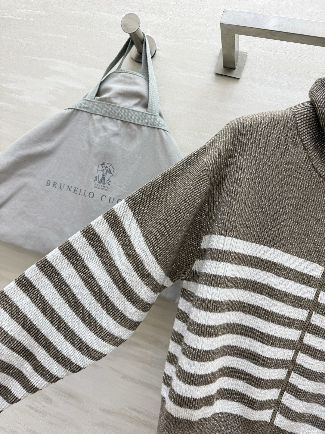 Brunello Cucinell♡²⁶串珠闪亮英式针织开衫 原版开发 高品质定制 现货首发size：S/M/L（）