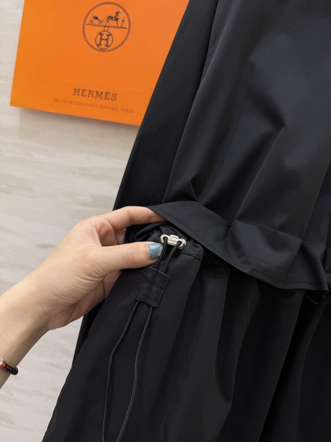 #Herme♡秋冬新款 丝绸棉衬衣裙 高品质定制 现货首发size：S/M/L（s码肩宽：50，胸围：104，衣长：87