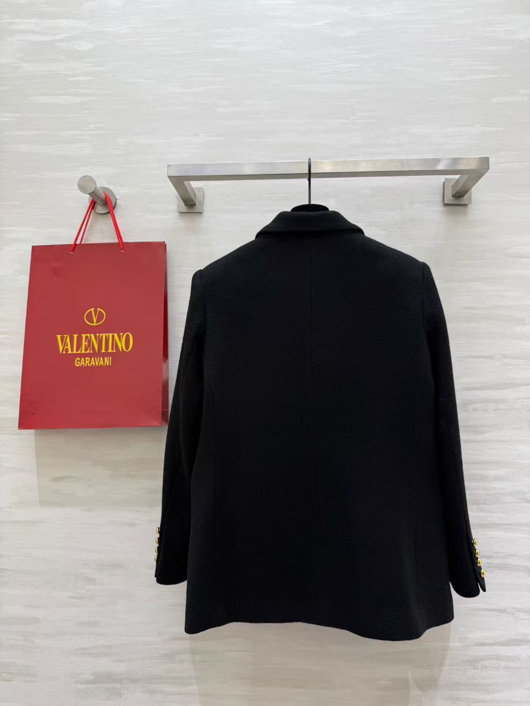 #Valentin♡新款 绵羊毛西装外套 高品质定制 现货首发size：S/M/L/XL（M码肩宽：40，胸围：100，