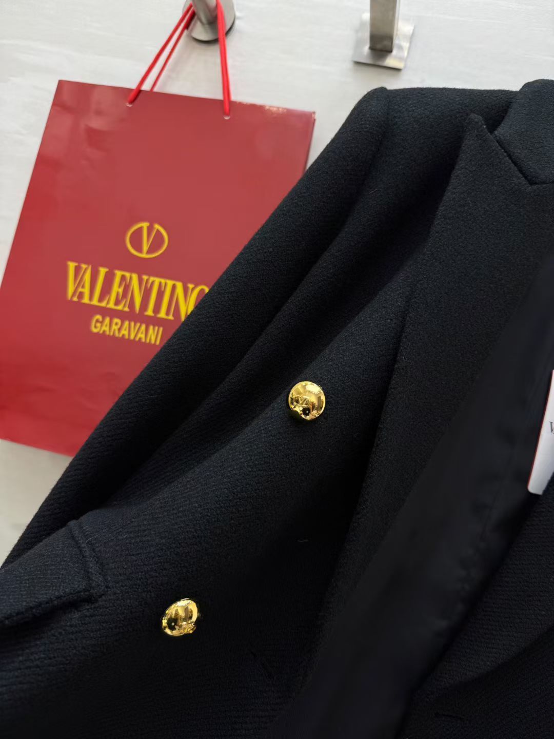 #Valentin♡新款 绵羊毛西装外套 高品质定制 现货首发size：S/M/L/XL（M码肩宽：40，胸围：100，