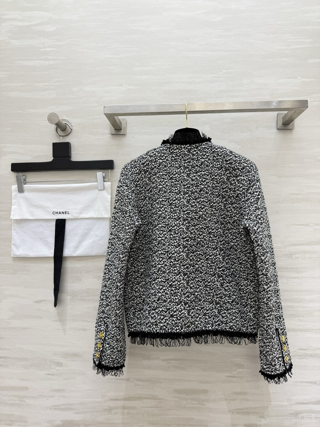 Chane♡²⁶A 雪花配色粗花呢针织外套 原版开发 高品质定制 现货首发size：36/38/40（）