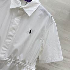 Polo RalphLauren²⁶紫标系列休闲风衬衫连衣裙🤍💙两色上新|白/浅蓝 清爽松弛感 经典翻领短袖衬衫版型 胸 Polo RalphLauren²⁶紫标系列休闲风衬衫连衣裙🤍💙两色上新|白/浅蓝 清爽松弛感 经典翻领短袖衬衫版型 胸